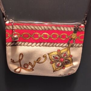 Brighton Chain and Floral Crossbody Bag